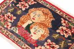 Vintage Gabbeh rug in Red, Blue, and Beige-Brown Pictorials | Area Rug in Rugs by Rug and Kilim