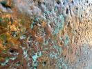 Textured Copper Wall Panel with Green & Brown Patina | Wall Sculpture in Wall Hangings by Element 29 Metalcraft. Item composed of copper in contemporary or modern style