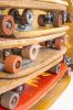 Skateboards | Wall Sculpture in Wall Hangings by ANTLRE - Hannah Sitzer | Google RWC SEA6 in Redwood City. Item composed of wood