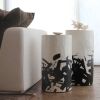 Katakana Hand Painted Log Table | Side Table in Tables by Pfeifer Studio. Item composed of wood compatible with contemporary and asian style