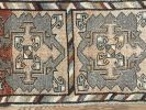 Hand-woven Turkish Rug Doormat| 1.9 x 2.10 | Small Rug in Rugs by Wool and Rug. Item composed of wool compatible with boho and contemporary style