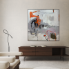 Echoes of Stillness | Oil And Acrylic Painting in Paintings by Anastasiia Krykun. Item composed of wood and canvas in minimalism or contemporary style