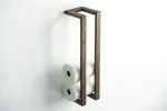 Hardwood Paper Towel Wall Rack Holder | Storage by THE IRON ROOTS DESIGNS. Item made of maple wood