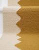 Handwoven Woolen Yellow Runner Rug | Rugs by Evergreen Carpets. Item made of wool compatible with boho and minimalism style