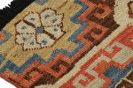 Rug & Kilim’s Tribal Rug with Medallions and Primitivist | Area Rug in Rugs by Rug and Kilim. Item composed of wool