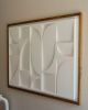No. 102 Japandi Plaster Wall Relief - Scandinavian Decor | Wall Sculpture in Wall Hangings by Joseph A
