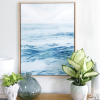 I Am Yourself, ocean waves painting. | Paintings by Stephie Jones Art | Private Residence in Virginia Beach