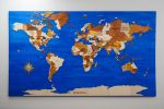A World Of Hope | Wall Sculpture in Wall Hangings by Mohamad Aaqib. Item made of wood with canvas