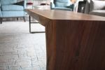 Live Edge Waterfall Coffee Table | Tables by Alicia Dietz Studios. Item composed of walnut and steel
