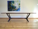 Rosario Dining Table | Tables by Tilt Shift Design. Item composed of wood and steel in mid century modern or contemporary style