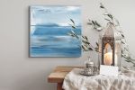 20x20 | Coastal Series | Oil on Canvas | Oil And Acrylic Painting in Paintings by Studio M.E.. Item made of canvas works with contemporary & coastal style