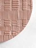 Terracotta Pink Monochrome Texture Artwork Panel | Paneling in Wall Treatments by Elsa Jeandedieu Studio. Item made of concrete works with boho & minimalism style