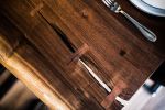 Live Edge Dining Table (in Walnut) | Tables by Alicia Dietz Studios. Item made of walnut