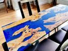 Epoxy Dining Table, Epoxy Resin Table, Epoxy Wood Table | Tables by Innovative Home Decors. Item composed of wood in country & farmhouse or art deco style
