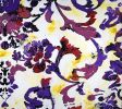 Floral textile patterns in painterly in shades of red | Oil And Acrylic Painting in Paintings by Margaret Lanzetta. Item made of canvas & synthetic
