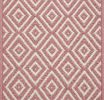 Handwoven Woolen Pink Runner Rug | Rugs by Evergreen Carpets. Item composed of wool compatible with boho and minimalism style