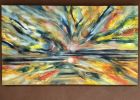 Lumerian Dream | Oil And Acrylic Painting in Paintings by Kozyuk Gallery. Item made of canvas compatible with boho and contemporary style