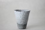 Terrazzo blue clay cup I | Drinkware by ZHENI. Item made of stoneware
