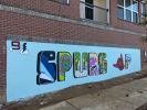 Spurs Up | Street Murals by Christine Crawford | Christine C Creates