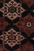 Vintage Persian Shiraz rug in Red and Black Floral Patterns | Area Rug in Rugs by Rug and Kilim