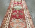 Vintage Turkish Herki Rug Runner | 2.9 x 12.4 | Area Rug in Rugs by Wool and Rug. Item composed of wool in boho or mid century modern style