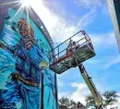 The Aquarium | Street Murals by Anthony Hernandez Art | Riviera Beach City Marina in Riviera Beach. Item composed of synthetic