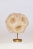 Modern Fabric Plain Table Lamp Anemone by Studio Mirei | Lamps by Costantini Design. Item made of fabric with copper