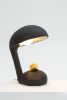Sculptural Black Table Lamp - IC 1 by Studio Josha | Lamps by Studio Josha. Item made of steel with fiber works with contemporary & eclectic & maximalism style