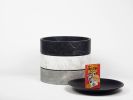Sottofondo | Decorative Box in Decorative Objects by gumdesign. Item made of marble with leather works with contemporary style