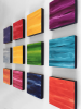 Wall of Color, Multicolor, 12 panels, by Paula Gibbs | Wall Sculpture in Wall Hangings by Paula Gibbs | Tucson in Tucson. Item composed of wood