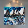 Orca | Oil And Acrylic Painting in Paintings by Terry Kruse | Private Residence, Calgary in Calgary. Item made of canvas with synthetic