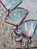 Fans: Retro Floral Emotion in Art, oil on canvas | Oil And Acrylic Painting in Paintings by Lena Kolambet. Item made of canvas compatible with contemporary style