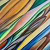 'Cliffs-2' | Oil And Acrylic Painting in Paintings by Sangeeta Sagar. Item composed of paper compatible with contemporary and modern style