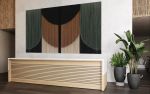 Layered Fiber Canvas No.6 | Macrame Wall Hanging in Wall Hangings by Vita Boheme Studio. Item composed of fabric & fiber