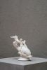 Eros on Dolphin Made with Compressed Marble Powder (Large) | Decorative Objects by LAGU. Item made of marble