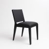 om5.1 Upholstered black ash contemporary Chair. SET OF 2 | Dining Chair in Chairs by mjiila design furniture. Item composed of wood and fabric in minimalism or contemporary style