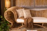 Ellise Rattan Sofa | Couch in Couches & Sofas by Monarca Goods. Item made of wood works with boho & contemporary style