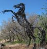 Basalt Stallion | Public Sculptures by Wendy Klemperer Art Inc. Item composed of steel