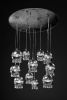 "Pharaoh 11" | Chandeliers by F+M FOS - Anna Maria Fragiskos Bitros. Item composed of metal and glass
