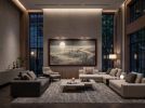 Hand-Painted Silk Moonlight River Landscape Gongbi Fine Art | Oil And Acrylic Painting in Paintings by Dynasty Artisan. Item composed of wood and fabric in contemporary or eclectic & maximalism style