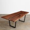 Walnut Dining Table No. 401 | Tables by Elko Hardwoods. Item made of walnut with steel works with contemporary & modern style