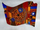 Outer Limits - Glass mosaic art piece | Art & Wall Decor by Rochelle Rose Schueler - Wild Rose Artworks LLC. Item made of ceramic with glass