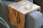 Spalted Maple Armrest Table | End Table in Tables by Hazel Oak Farms. Item compatible with minimalism and modern style