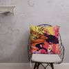 Tropical Fusion | Cushion in Pillows by By Amelie Art. Item composed of synthetic