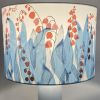 Lily of the Valley Lampshade | Lighting by Robin Ann Meyer. Item composed of fabric and metal in country & farmhouse or eclectic & maximalism style