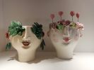 Oliva oil seller, Bocca di Rosa and Agostino snail seller | Vase in Vases & Vessels by Patrizia Italiano. Item made of ceramic