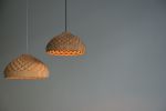 Nest Pendants | Pendants by Edward Linacre | Osten Cafe in Hamilton. Item made of bamboo