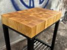 Butcher Block Table | Tables by Flywheel Industrial Arts. Item made of maple wood with steel