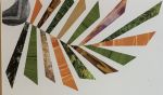 Autumn Leaves - Abstract Collage Art | Mixed Media by Bent Street Collage Art & Design. Item in modern style