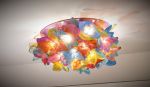 Happy Flowers | Chandeliers by F+M FOS - Anna Maria Fragiskos Bitros. Item composed of metal compatible with modern style